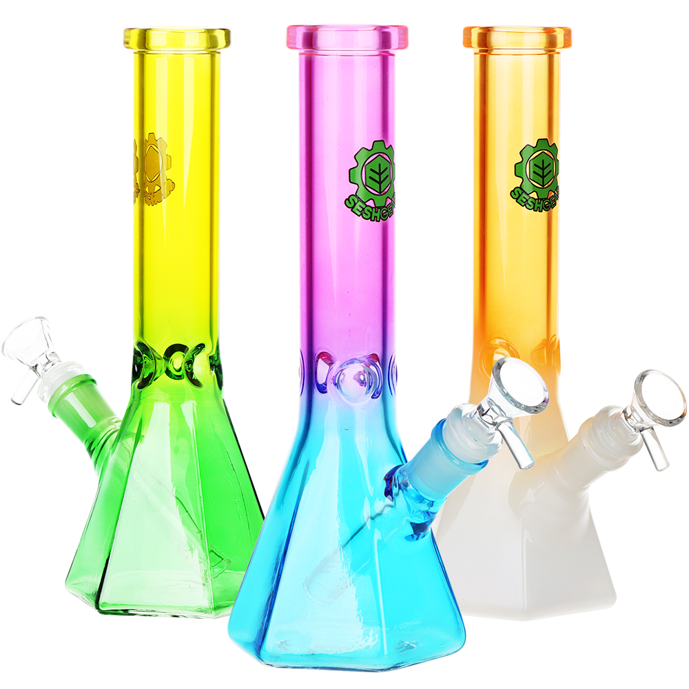 SeshGear Ombre Prismatic Beaker Bong | Group