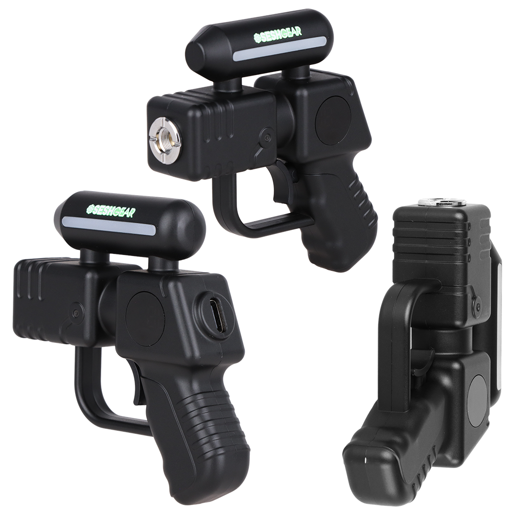 SeshGear Ray Gun 510 Cartridge Battery | Charging Port, Cartridge Port, and Trigger Button
