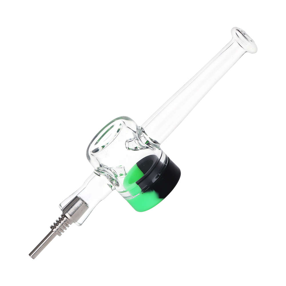 SeshGear Reclaimer Dab Straw | Titanium Tip | Green Black