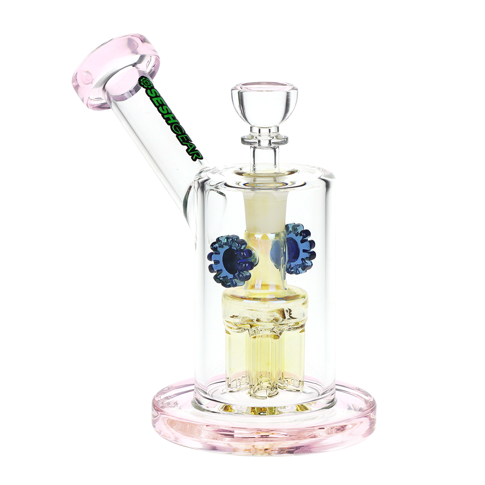 SeshGear Steampunk Gears Bong | Pink