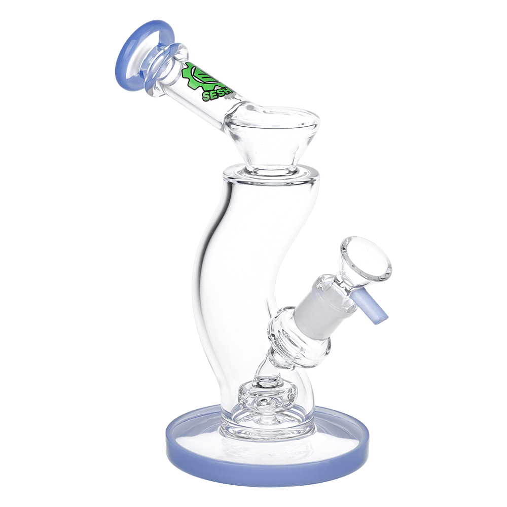 SeshGear Swerve Tube Bong | Blue