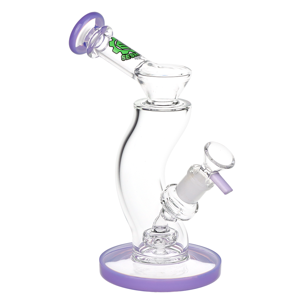 SeshGear Swerve Tube Bong | Purple