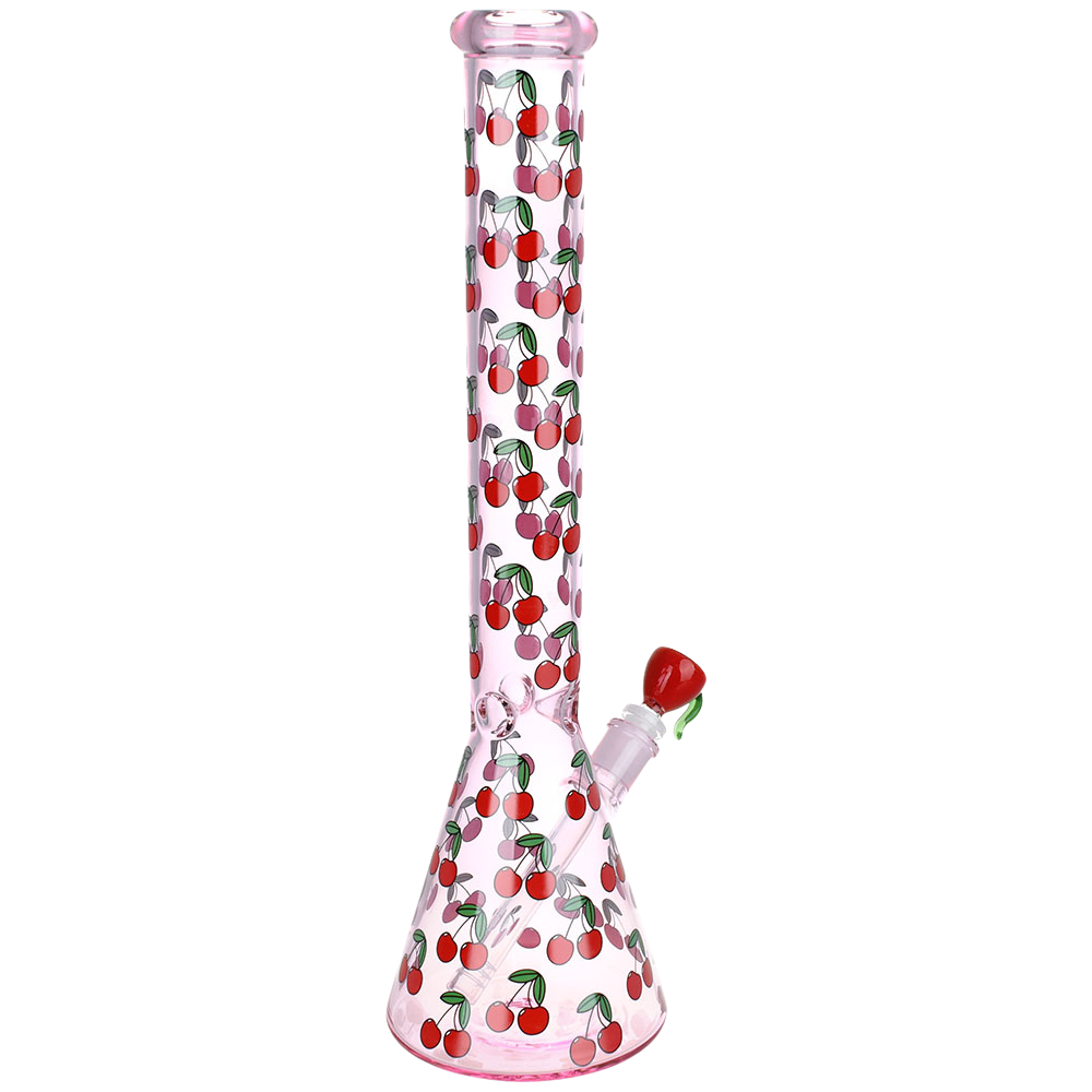SeshGear Very Cherry Beaker Bong | Extra Large Size | Back View