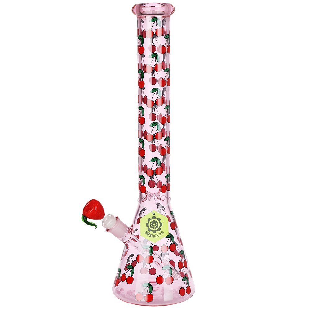 SeshGear Very Cherry Beaker Bong | Extra Large Size