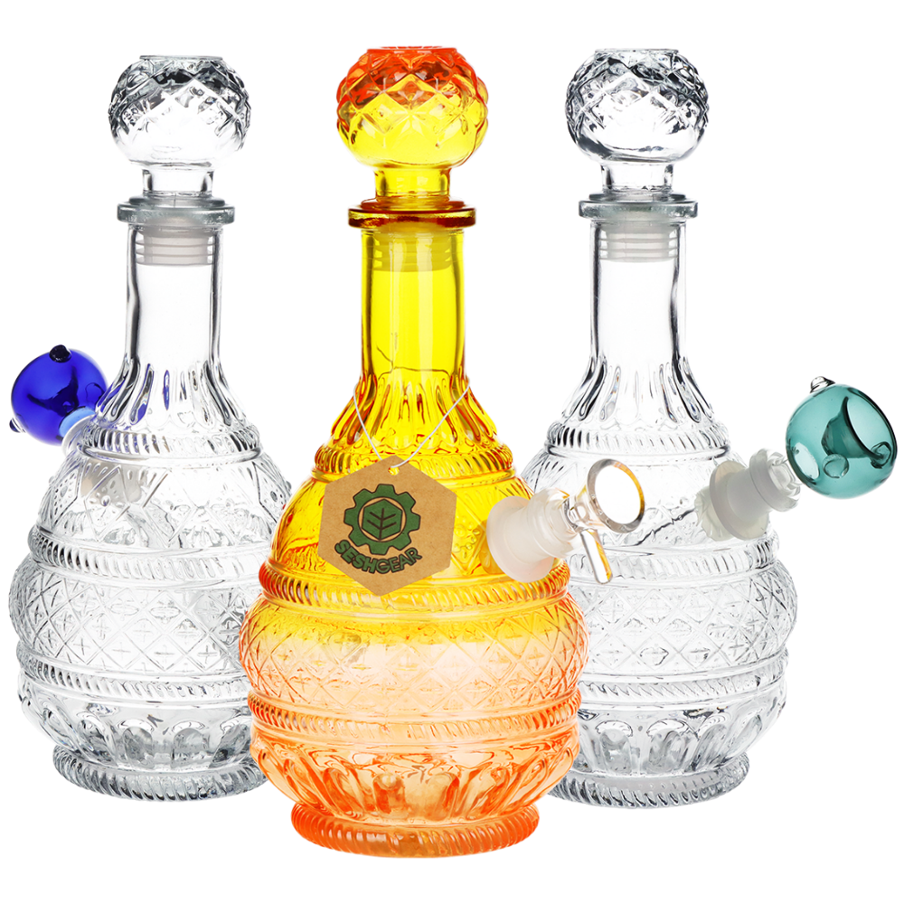 SeshGear Round Lotus Vintage Decanter Bong | Group