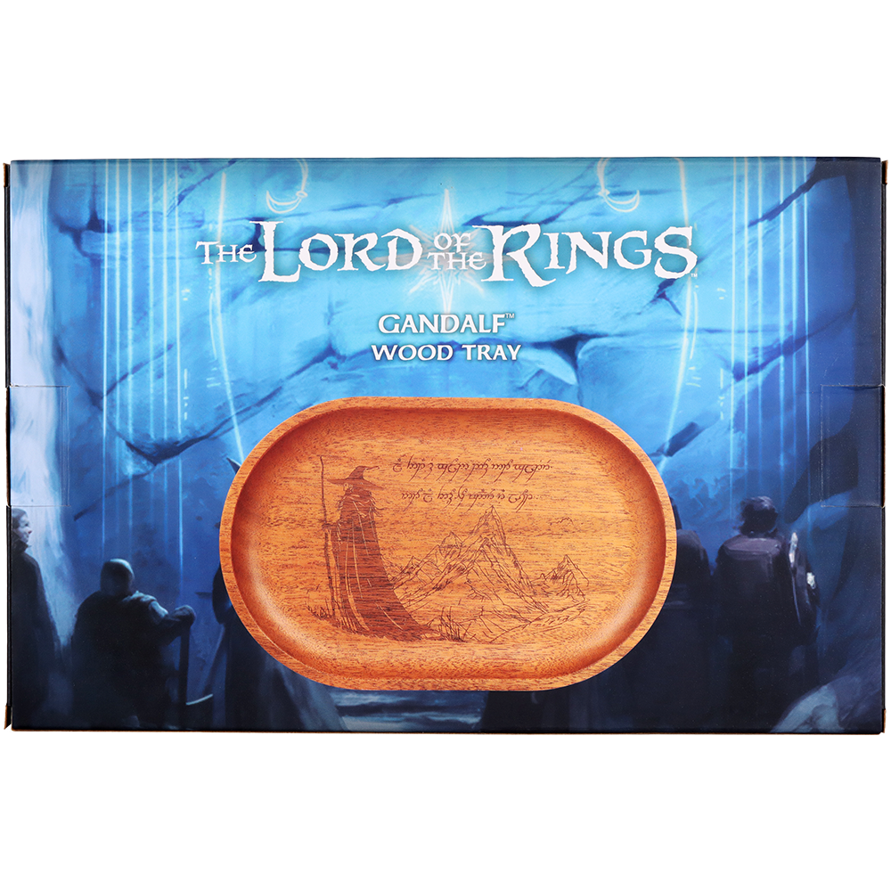 GANDALF™ Mahogany Wood Tray | Shire Pipes™ x The Lord of the Rings™ | Packaging