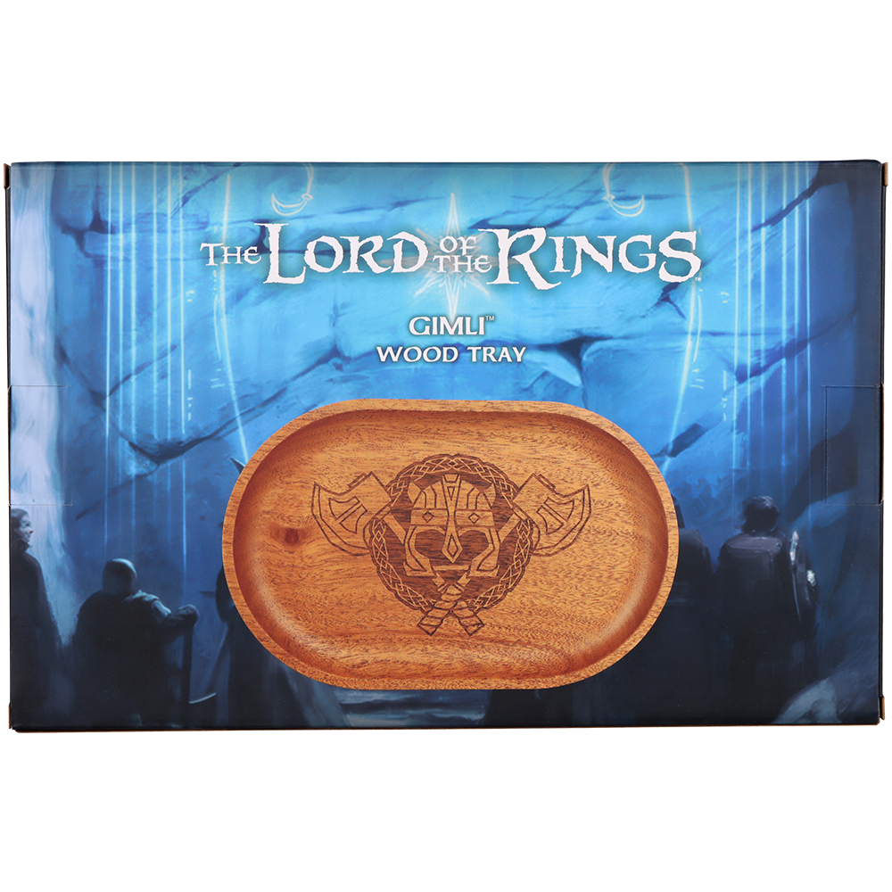 GIMLI™ Mahogany Wood Tray | Shire Pipes™ x The Lord of the Rings™ | Packaging