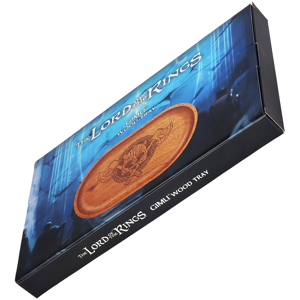 GIMLI™ Mahogany Wood Tray | Shire Pipes™ x The Lord of the Rings™ | Packaging