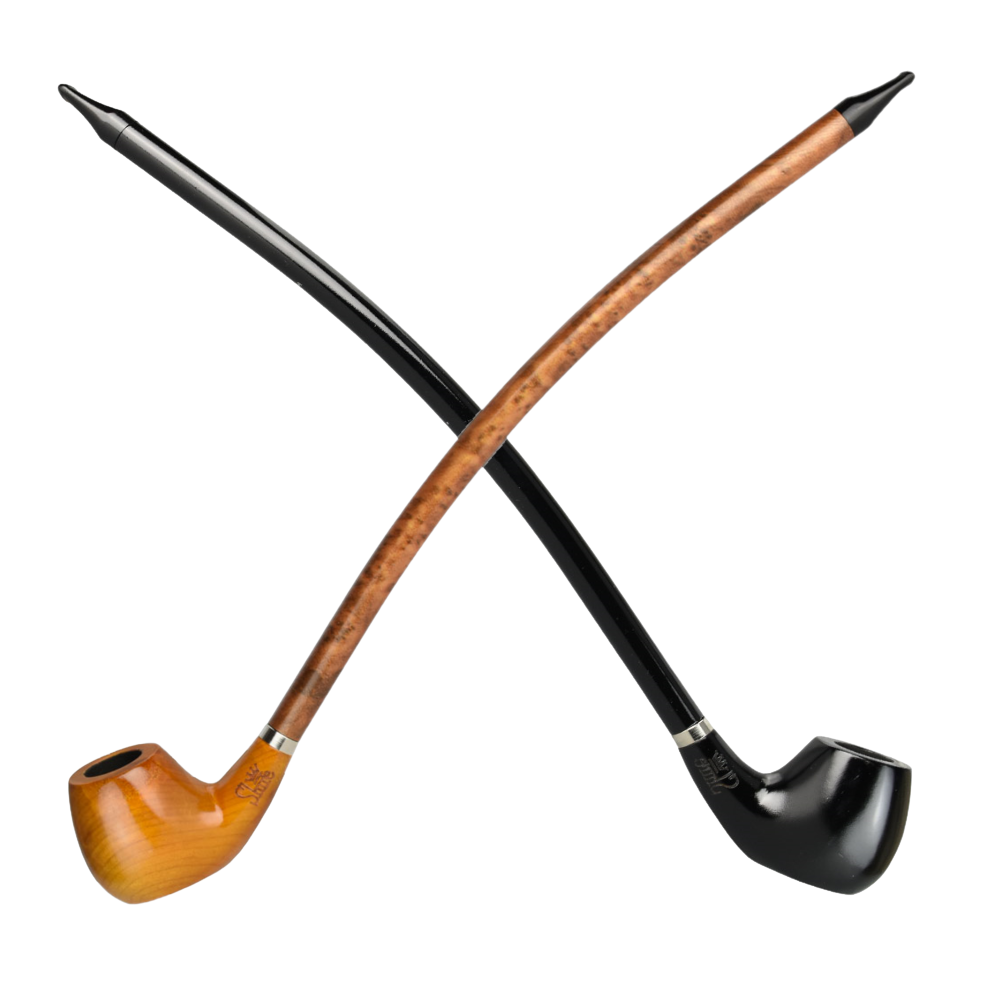 churchwarden tobacco pipe 13.2" long wooden Smoking Pipe. pipes Rosewood Churchwarden Pipe Long Stem