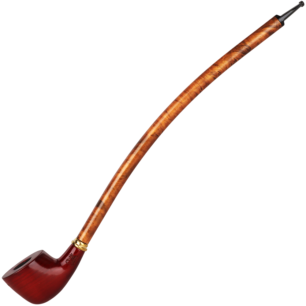 Shire Pipes Pot Churchwarden Smoking Pipe | The Craic | Brown