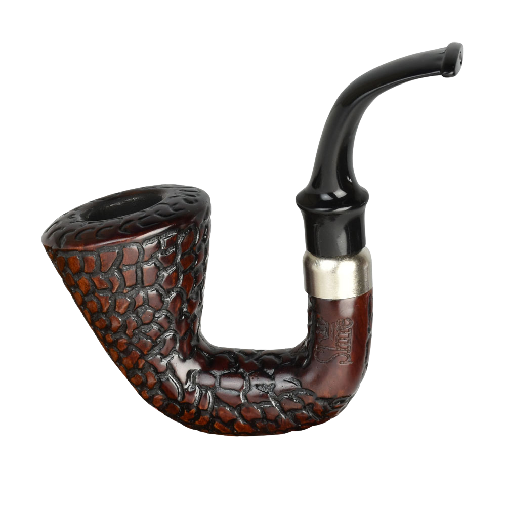 Shire Pipes Engraved Calabash Smoking Pipe | The Sleuth