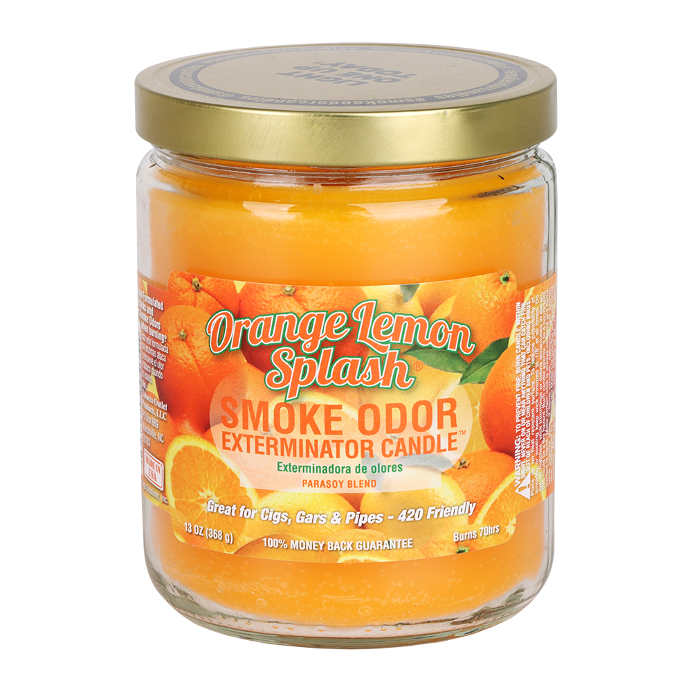 Smoke Odor Exterminator Candle | Orange Lemon Splash