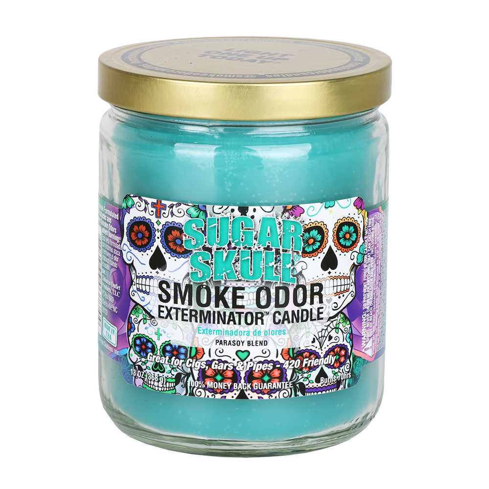 Smoke Odor Exterminator Candle | Sugar Skull