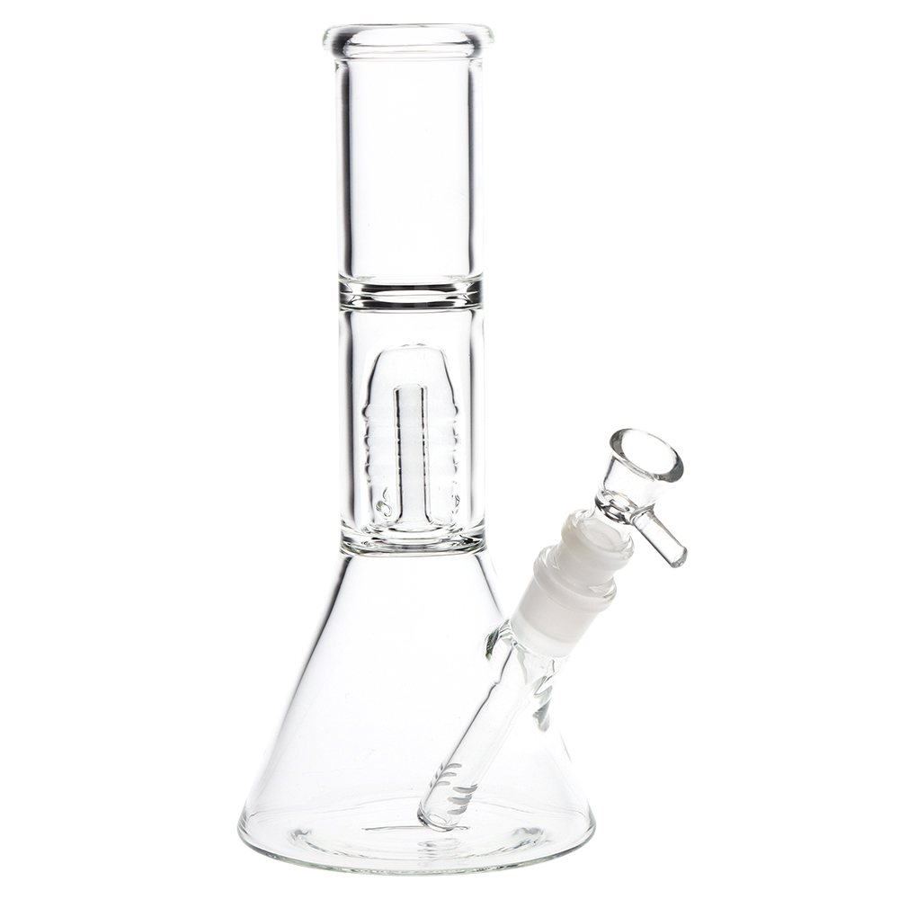 Stacked Dome Perc Beaker Bong | Clear