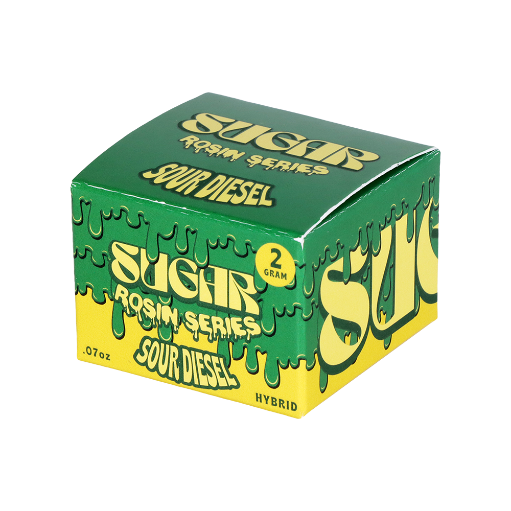 Sugar THCA Live Rosin | Sour Diesel | 2 Gram Packaging