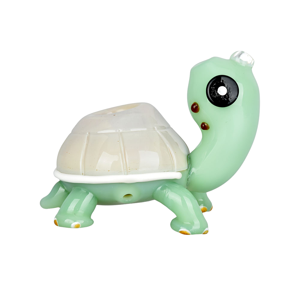 Tranquil Turtle Hand Pipe | Side View
