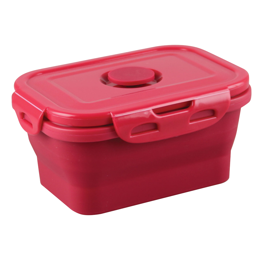 Truweigh Mini Crimson Collapsible Bowl Scale | Container with Lid