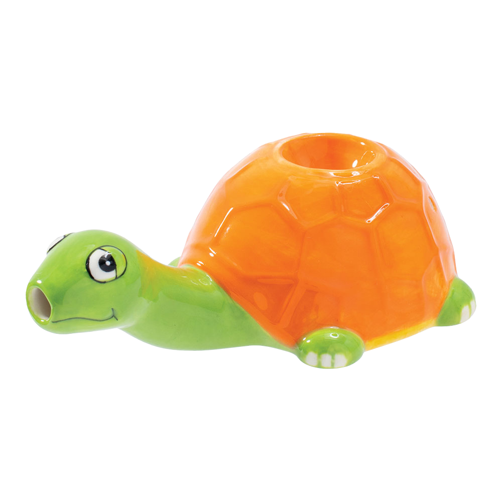 Wacky Bowlz Ceramic Hand Pipe | Sea Turtle