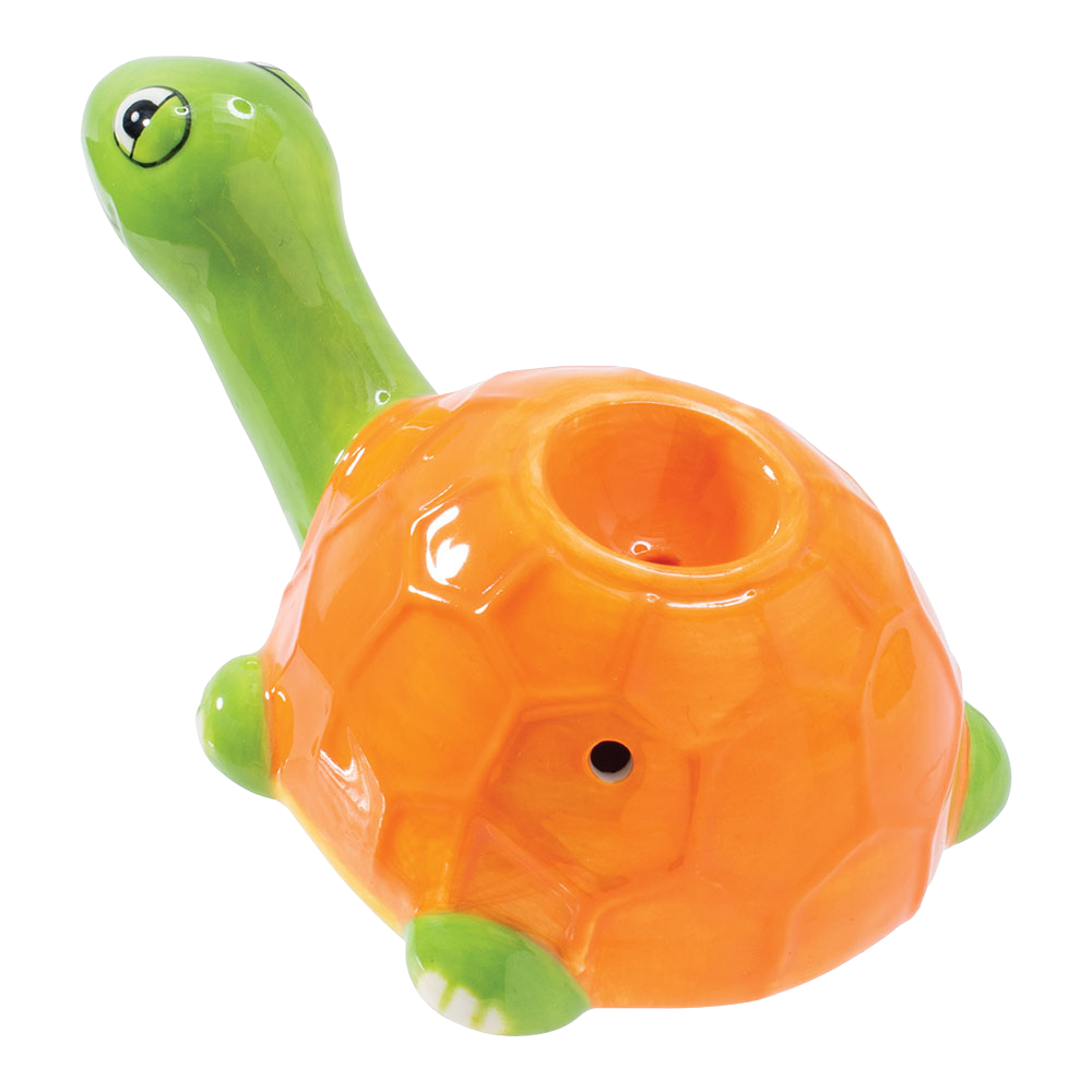 Wacky Bowlz Ceramic Hand Pipe | Sea Turtle