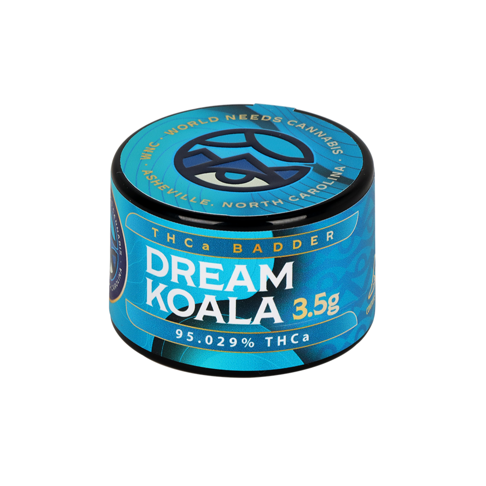 WNC CBD THCA Badder | Dream Koala | 3.5 Gram Jar