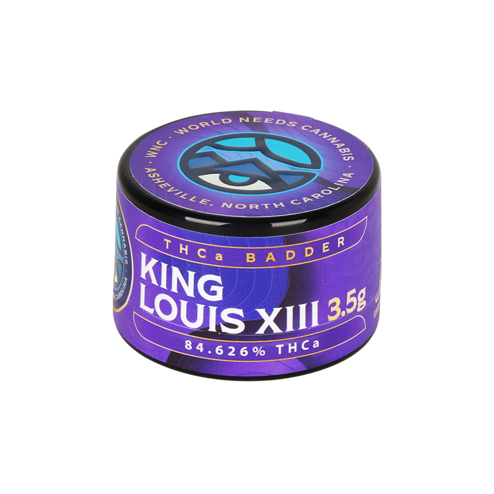 WNC THCA Badder | King Louis XIII | 3.5 Gram Jar