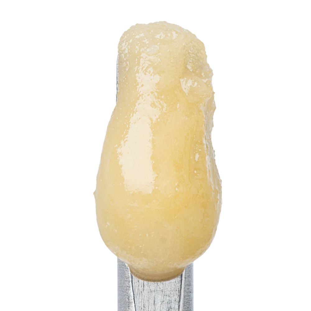 WNC CBD THCA Badder | Lemon Drop | Close Up View