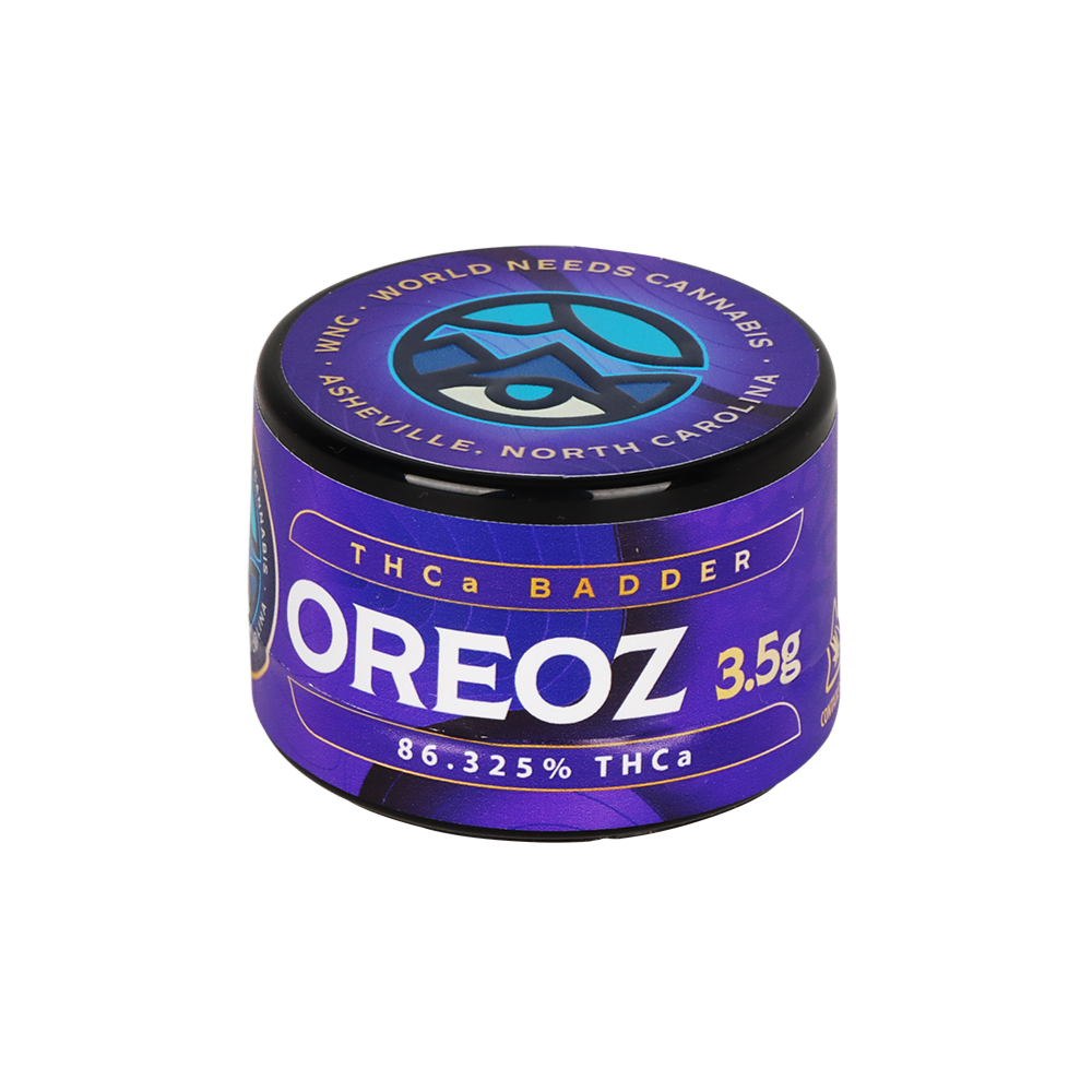 WNC THCA Badder | Oreoz | 3.5 Gram Jar