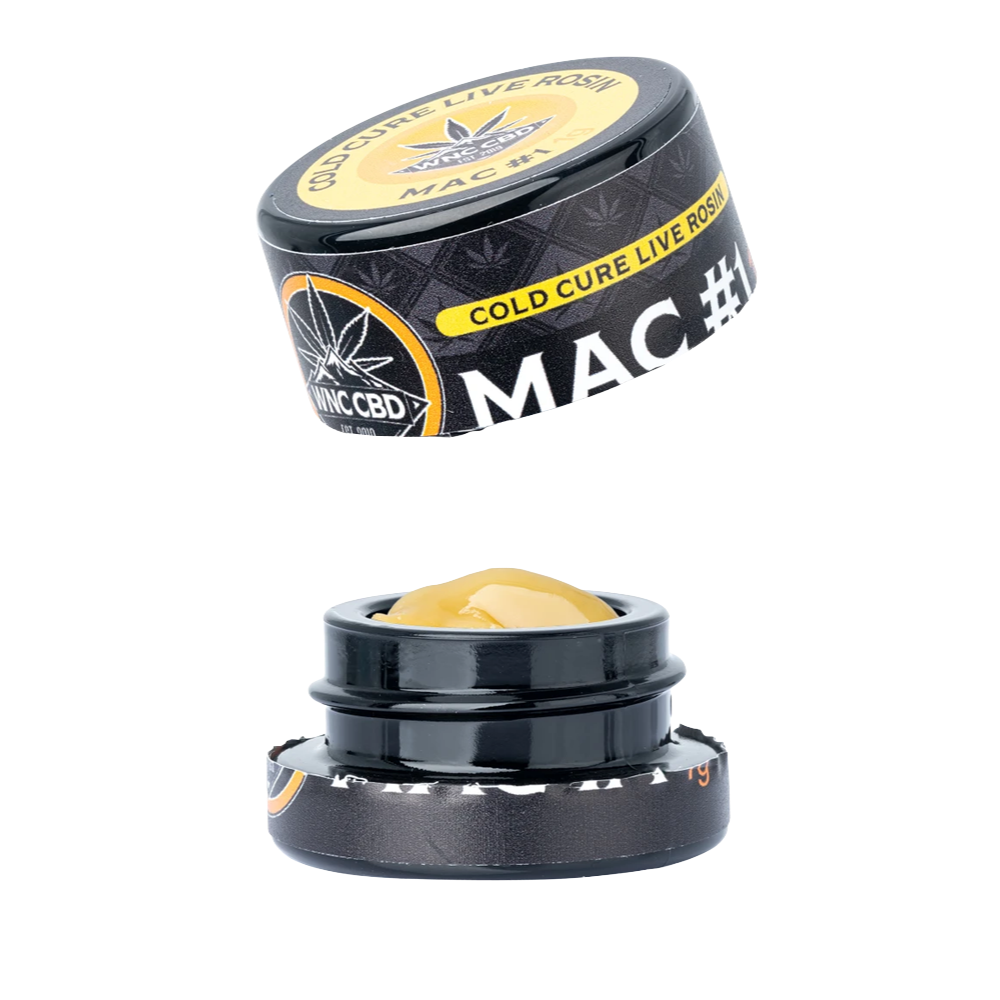 WNC THCA Cold Cure Live Rosin | MAC #1 | 1 Gram Jar