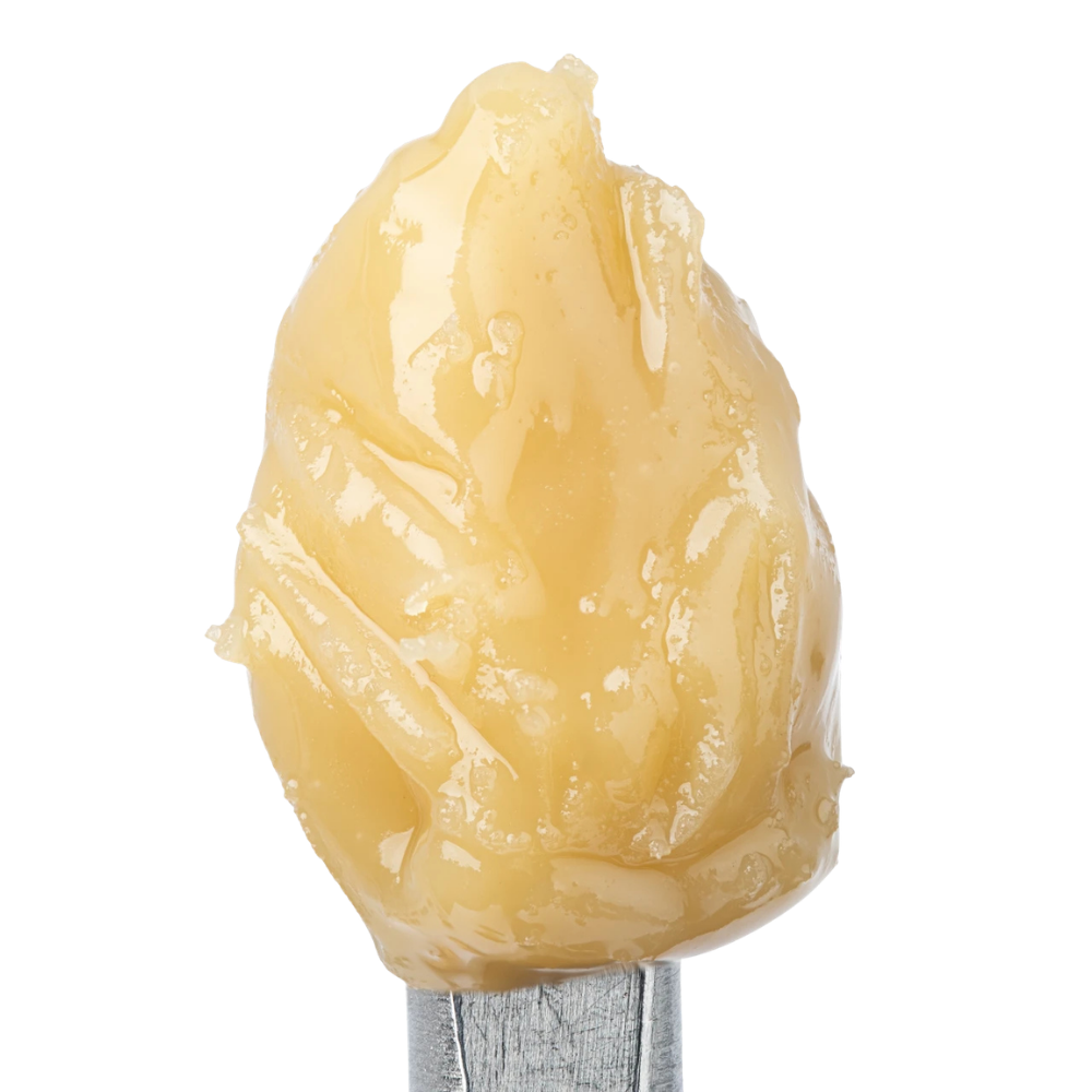 WNC THCA Cold Cure Live Rosin | Peaches & Cream | Close View
