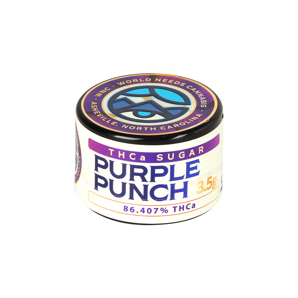 WNC CBD THCA Sugar | Purple Punch | 3.5 Gram Jar