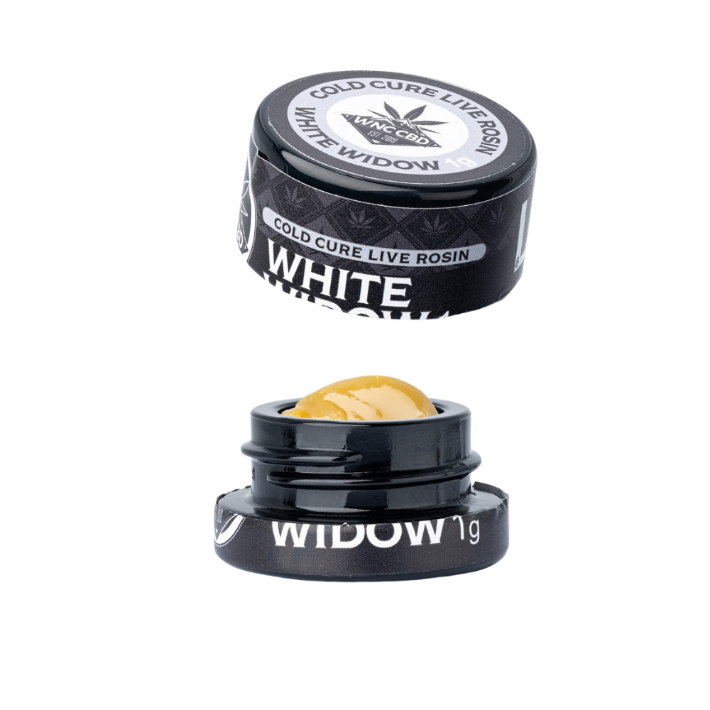 WNC THCA Cold Cure Live Rosin | White Widow | 1 Gram Jar