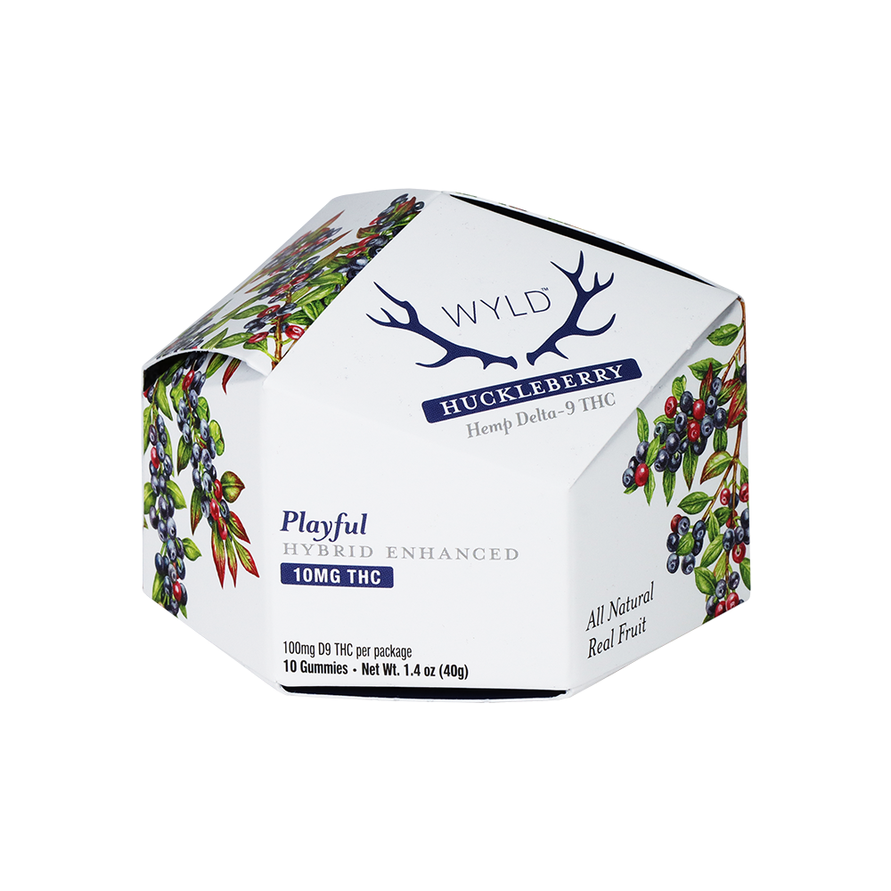 WYLD D9 Gummies | Huckleberry | 10 Piece Packaging