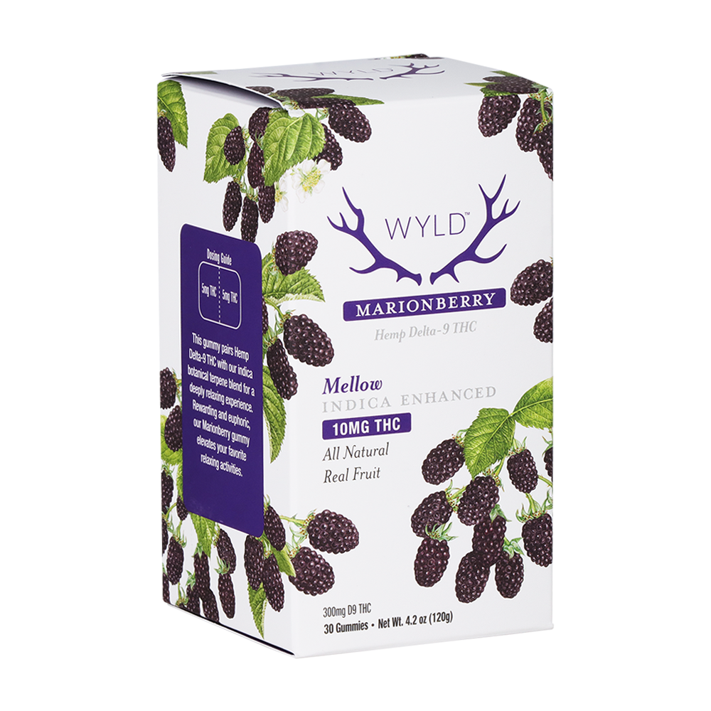 WYLD D9 Gummies | Marionberry | 30 Piece Packaging