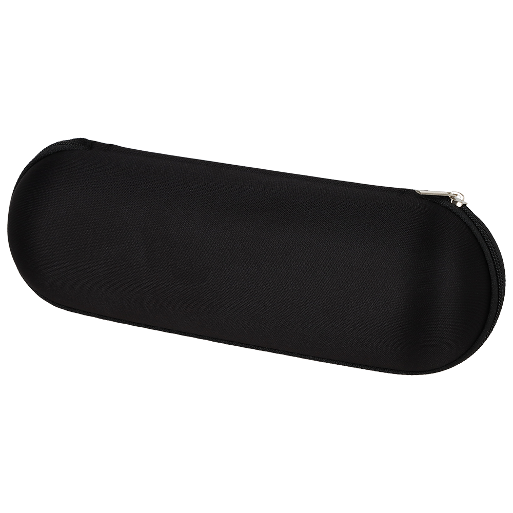 Zippered Clamshell Padded Pouch | Black