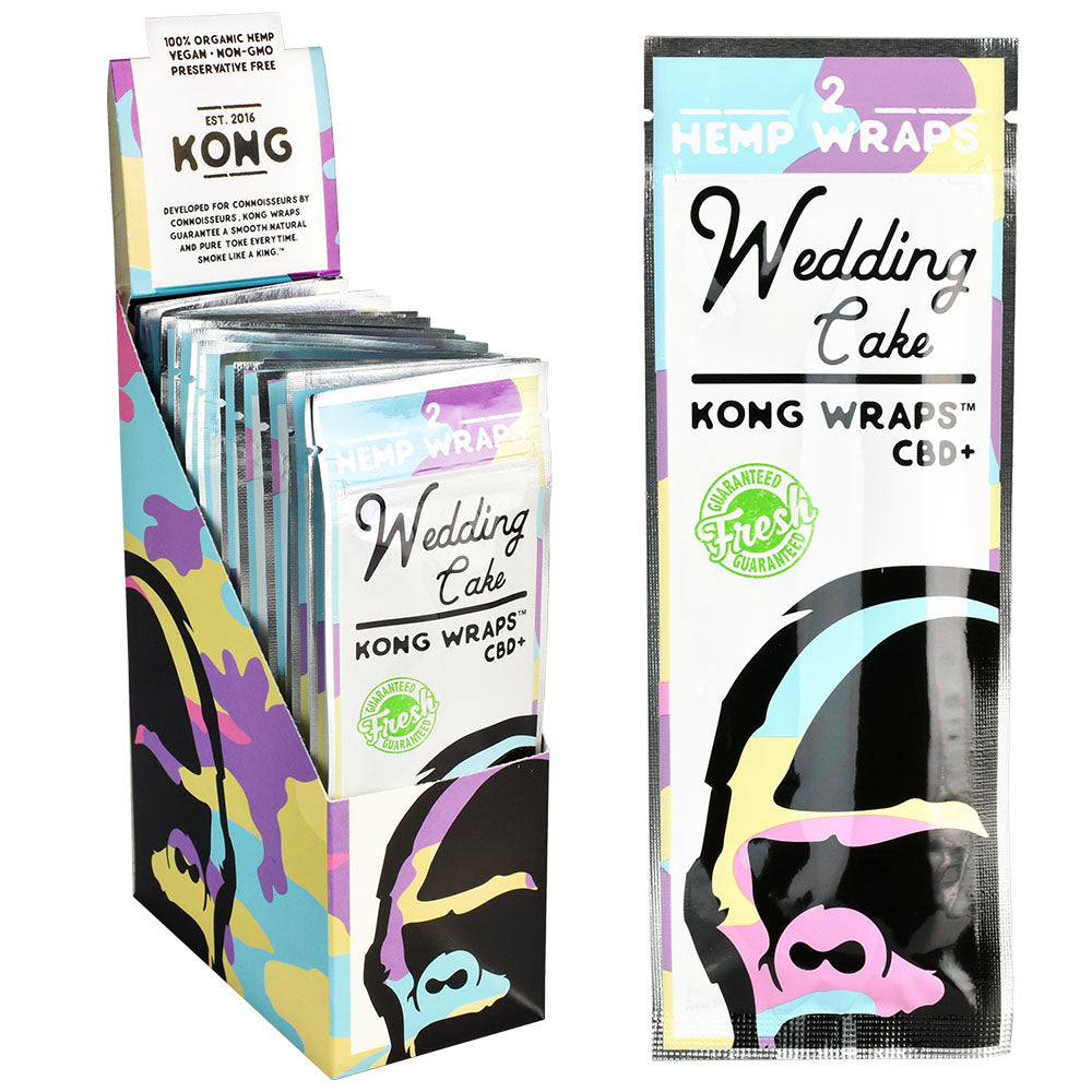 Kong Organic Hemp Wraps | 25pk Wedding Cake