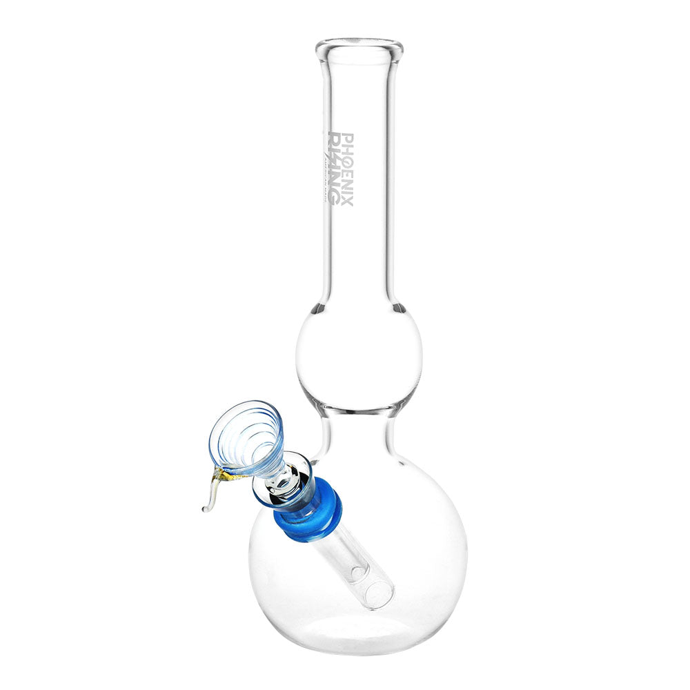 Phoenix Rising Classic Double Bubble Bong | Blue
