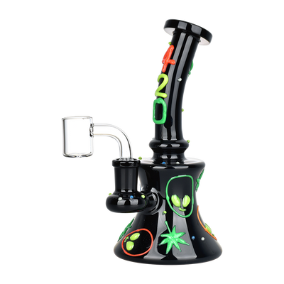 420 Alien Leaf Dab Rig | Front View