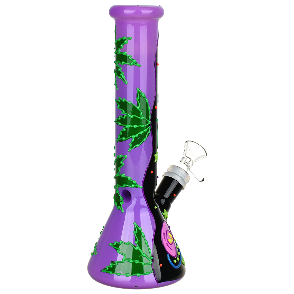 420 Beam Me Up Beaker Bong | Back View