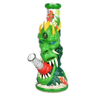 420 Dragon Glow Beaker Bong | Front View
