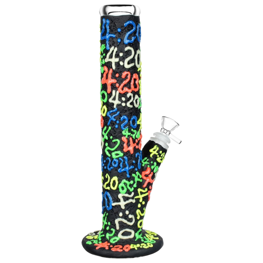420 Everywhere Straight Tube Bong | Back View