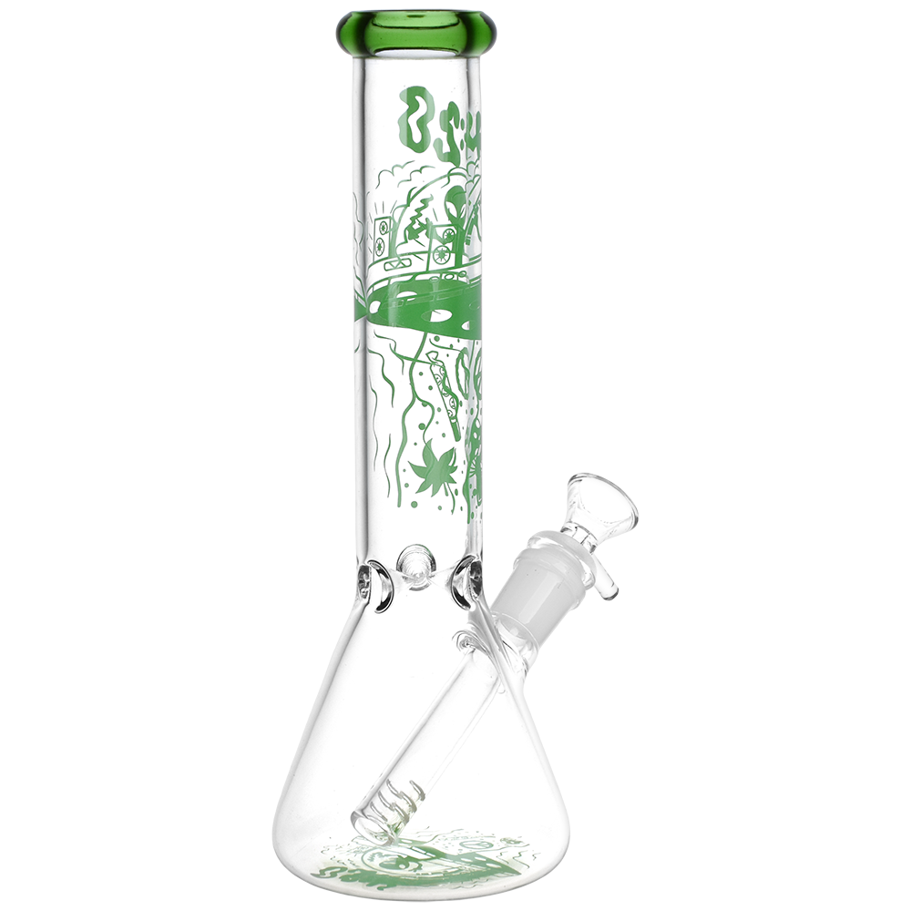 420 UFO Visitor Beaker Bong | Back View