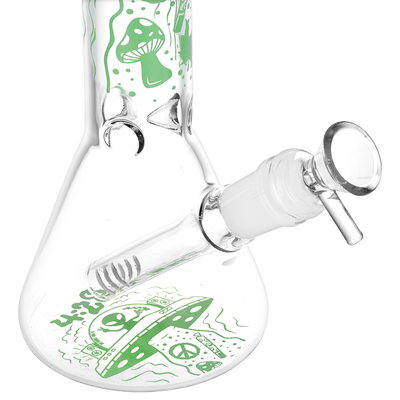 420 UFO Visitor Beaker Bong | Base View