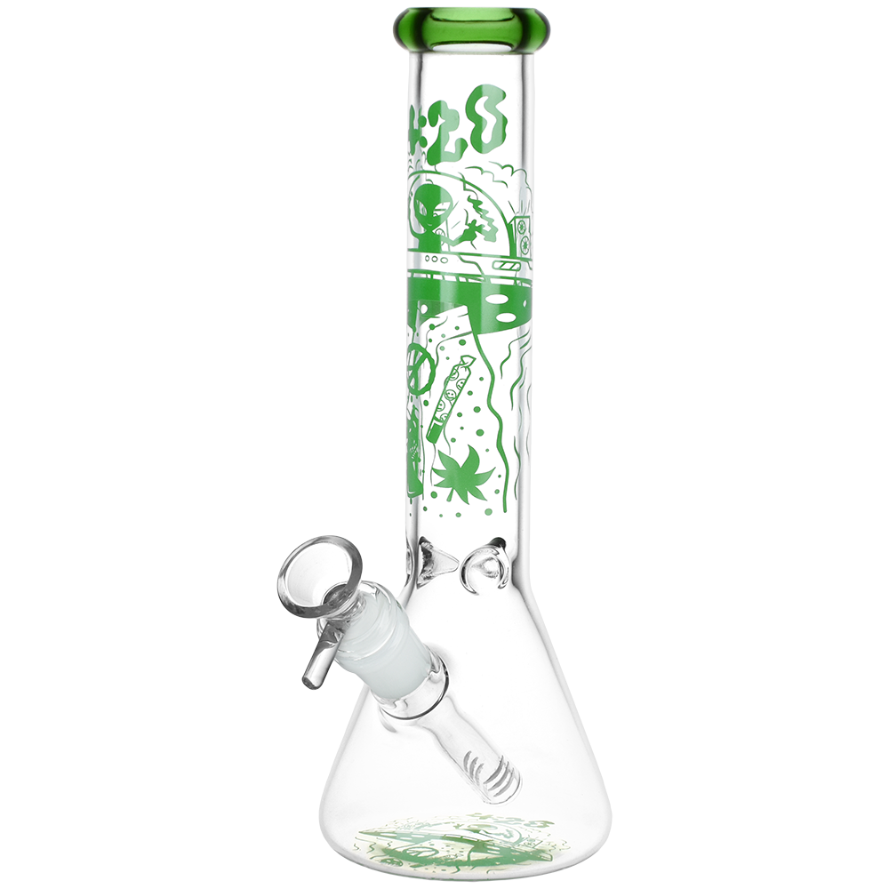 420 UFO Visitor Beaker Bong | Front View