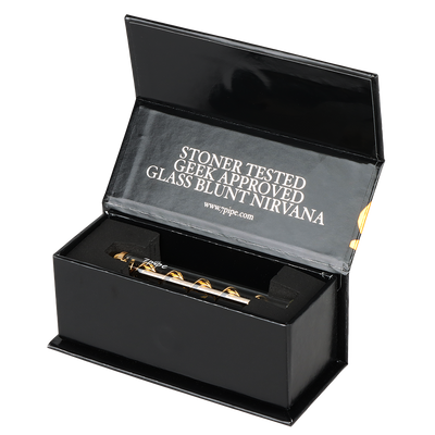 7Pipe Twisty Glass Blunt | Packaging Open View