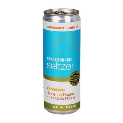 Asheville Dispensary Nano Cannabis Seltzer | Elevation Tangerine Dream | Individual Can