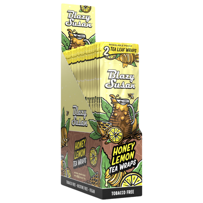 Blazy Susan Tea Leaf Wraps | Honey Lemon Tea | Full Box