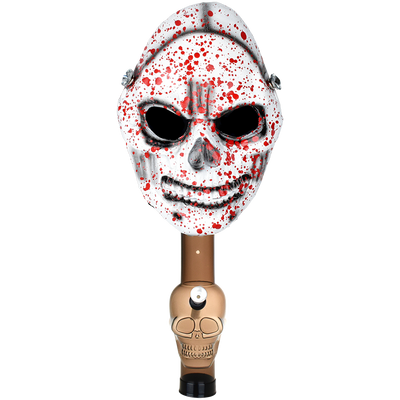 Bloody Skull Gas Mask & Acrylic Bong Set