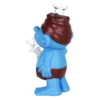 Blue Dude Figurine Bong | Back View