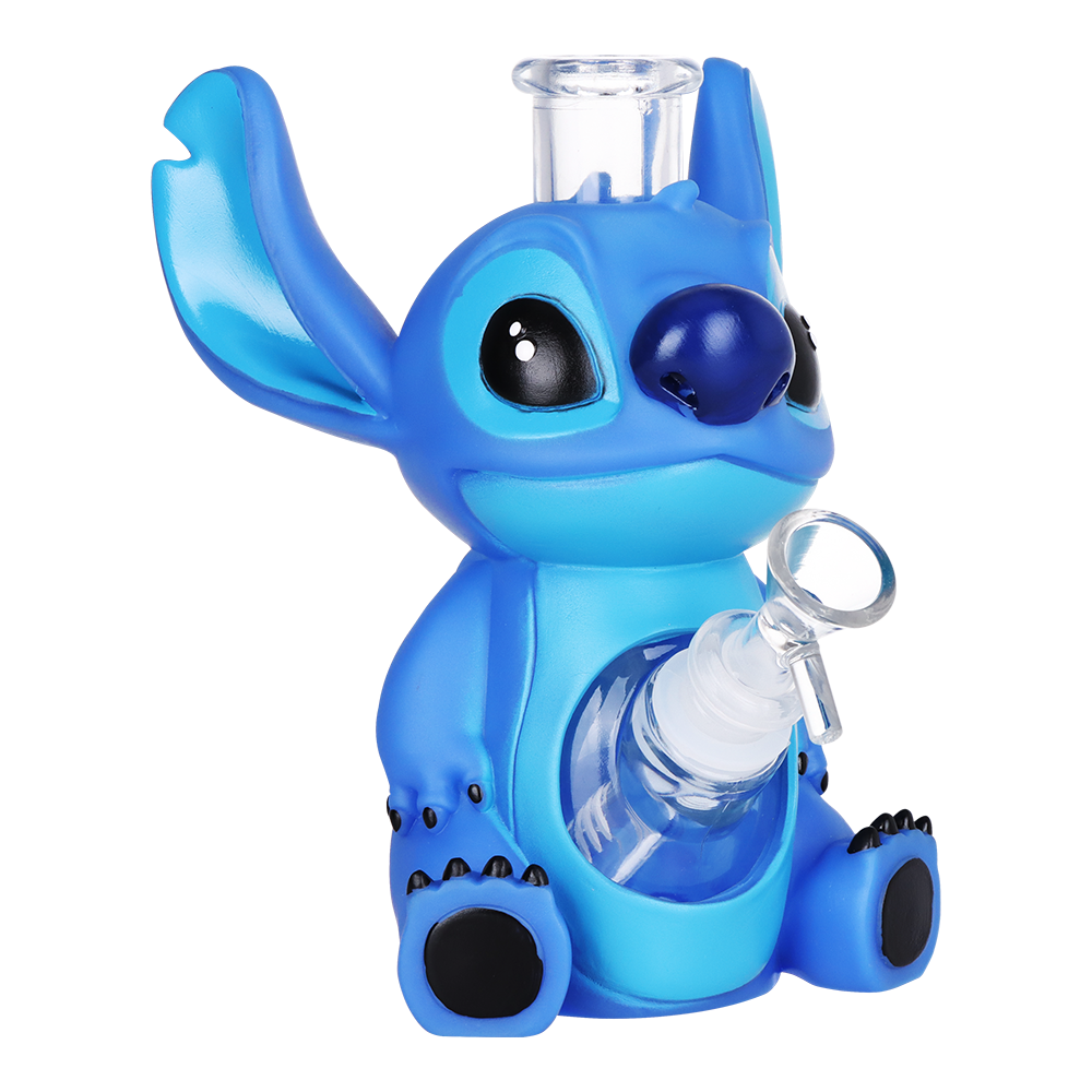 Blue Ohana Alien Bong | Side View