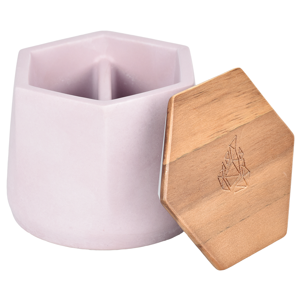 BRNT Designs Malua Ceramic Stash Jar | LE Berries & Cream | Open View